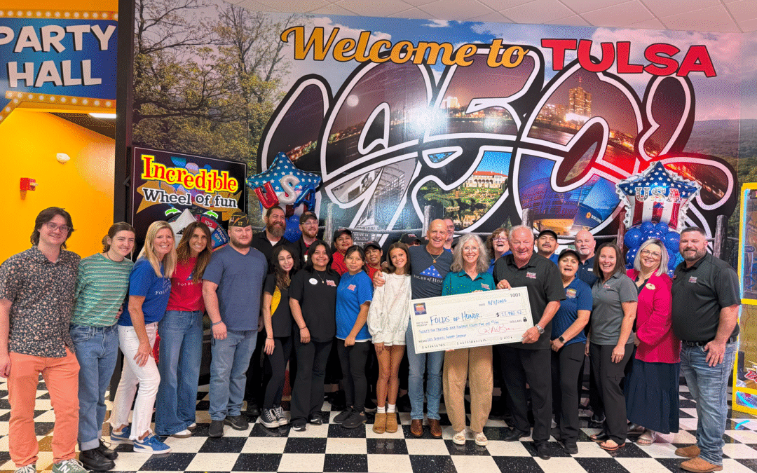 Incredible Pizza Raises $22,982 for Folds of Honor to Support Military & First Responder Families