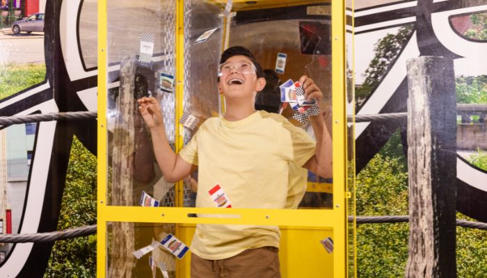 Ticket Blaster fun included with select birthday party packages