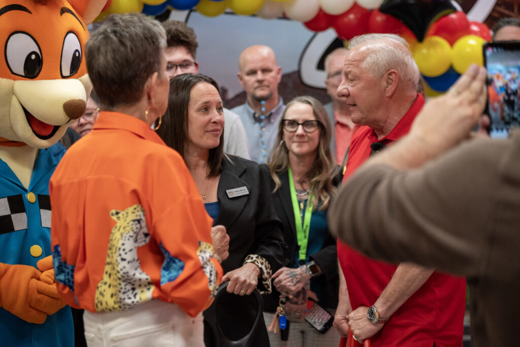 Springfield Area Chamber of Commerce ribbon cutting at Incredible Food and Fun 25th anniversary event in Springfield MO
