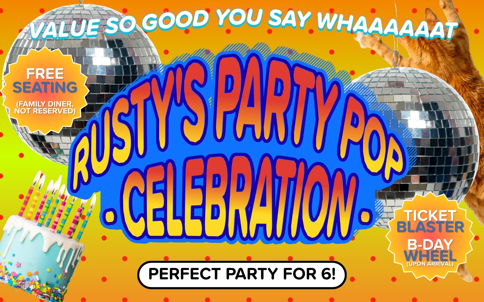New birthday package at Incredible Food and Fun